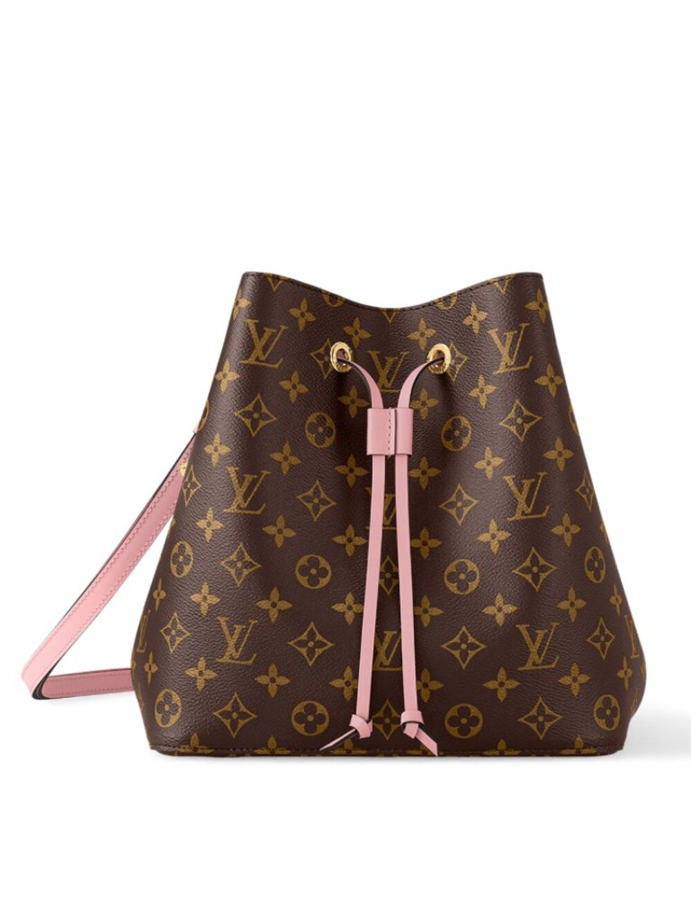 💯Authentic 🌹 Louis Vuitton 🌹 Monogram Neonoe MM Rose Poudre, M44022